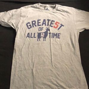 Tom Brady goat shirt